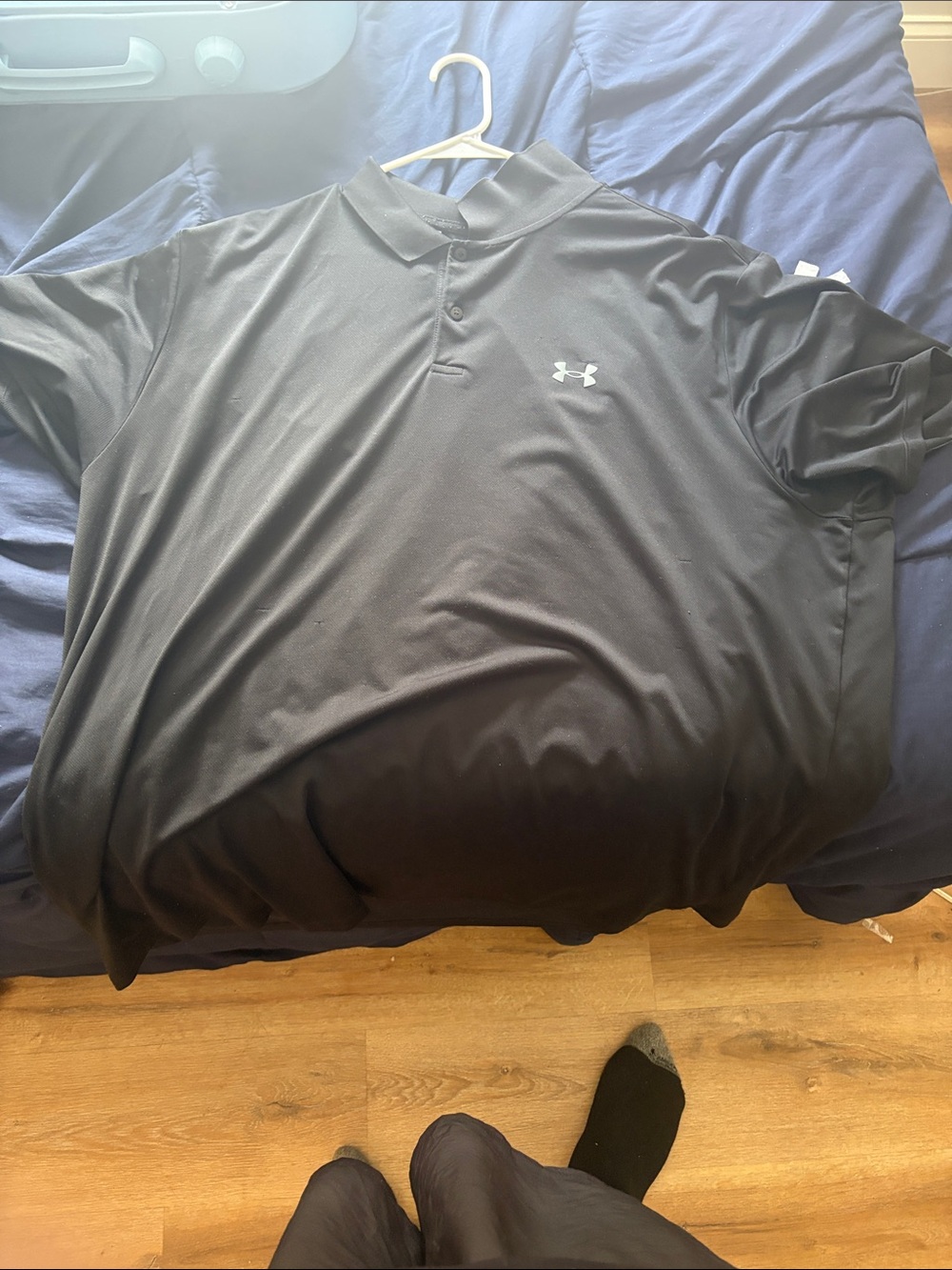 Under Armour Black Short-Sleeve Performance Polo